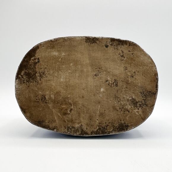 Antique Chinese Neck Pillow Blue and White Chinoiserie Dragon Boat Porcelain - Picture 7 of 13